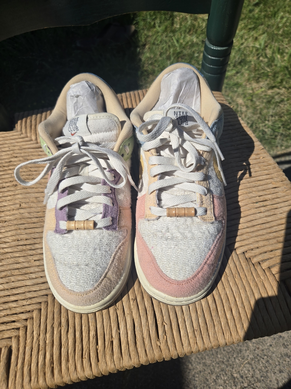 Nike Women’s Pastel Multi Accent Low Top Sneakers - Pink, Purple, Cream